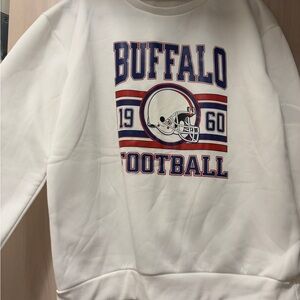 Buffalo Football White Sweater
